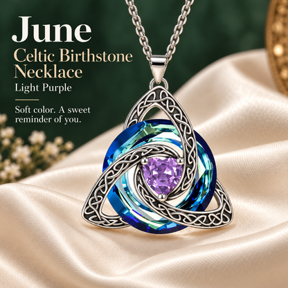 🛡️ Birthstone Shield Necklace — Buy One, Gift One, Share Your Story✨