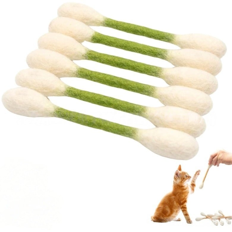 💥 Buy 1 Get 1 Free —❤️For happy, healthy, and active indoor cats🐱Swabs Large Size Cat Toys with Catnip