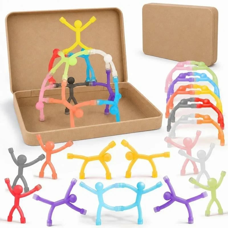 ⏰ SALE 50% OFF✨  Magnetic Bend & Build Buddies – The Toy Kids Can’t Stop Rebuilding