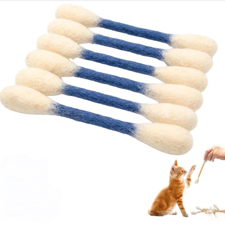 💥 Buy 1 Get 1 Free —❤️For happy, healthy, and active indoor cats🐱Swabs Large Size Cat Toys with Catnip