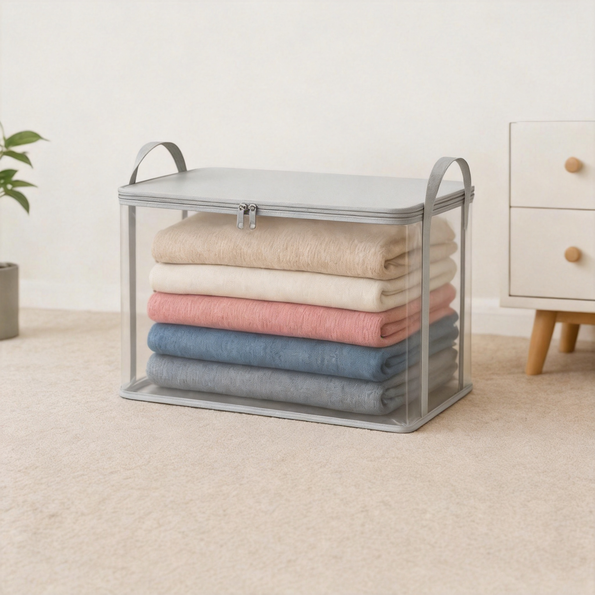 🔥 Limited-time offer – 49% OFF 📦 Large, extra-strong, transparent storage bag made of thick plastic for clothes, moving, and storage