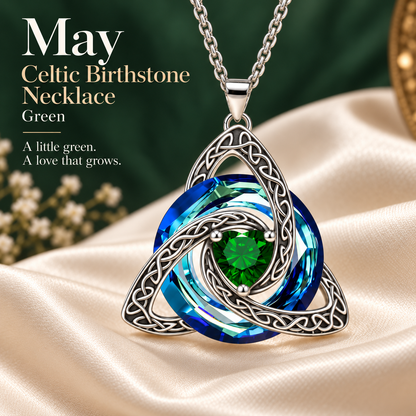 🛡️ Birthstone Shield Necklace — Buy One, Gift One, Share Your Story✨