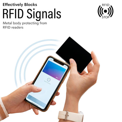💳Slim RFID-Blocking Metal Card Holder — Protect Your Cards Without the Bulk