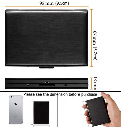 💳Slim RFID-Blocking Metal Card Holder — Protect Your Cards Without the Bulk