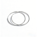 Round Hoop Earrings