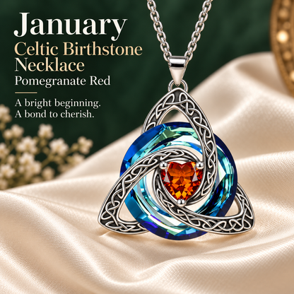 🛡️ Birthstone Shield Necklace — Buy One, Gift One, Share Your Story✨
