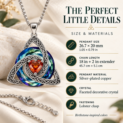 🛡️ Birthstone Shield Necklace — Buy One, Gift One, Share Your Story✨