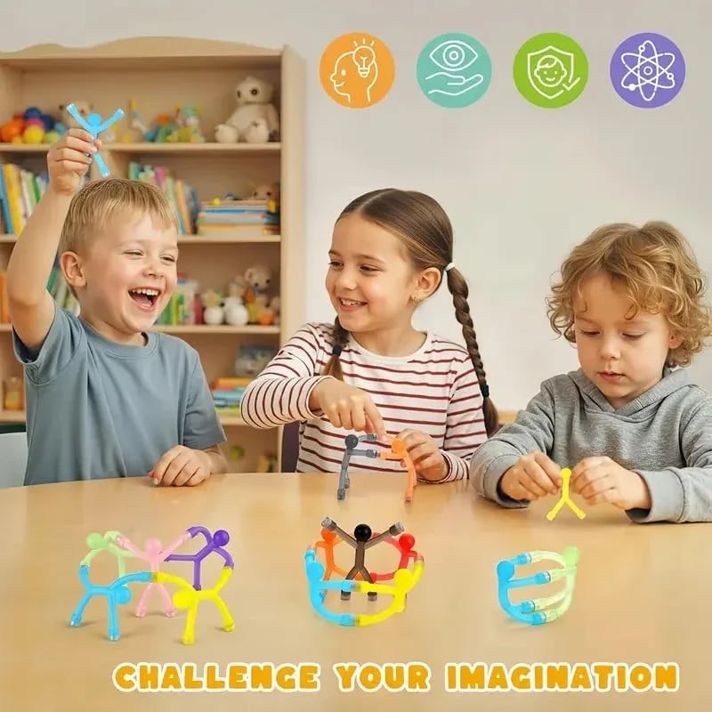 ⏰ SALE 50% OFF✨  Magnetic Bend & Build Buddies – The Toy Kids Can’t Stop Rebuilding