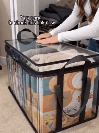 🔥 Limited-time offer – 49% OFF 📦 Large, extra-strong, transparent storage bag made of thick plastic for clothes, moving, and storage