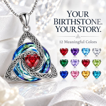 🛡️ Birthstone Shield Necklace — Buy One, Gift One, Share Your Story✨
