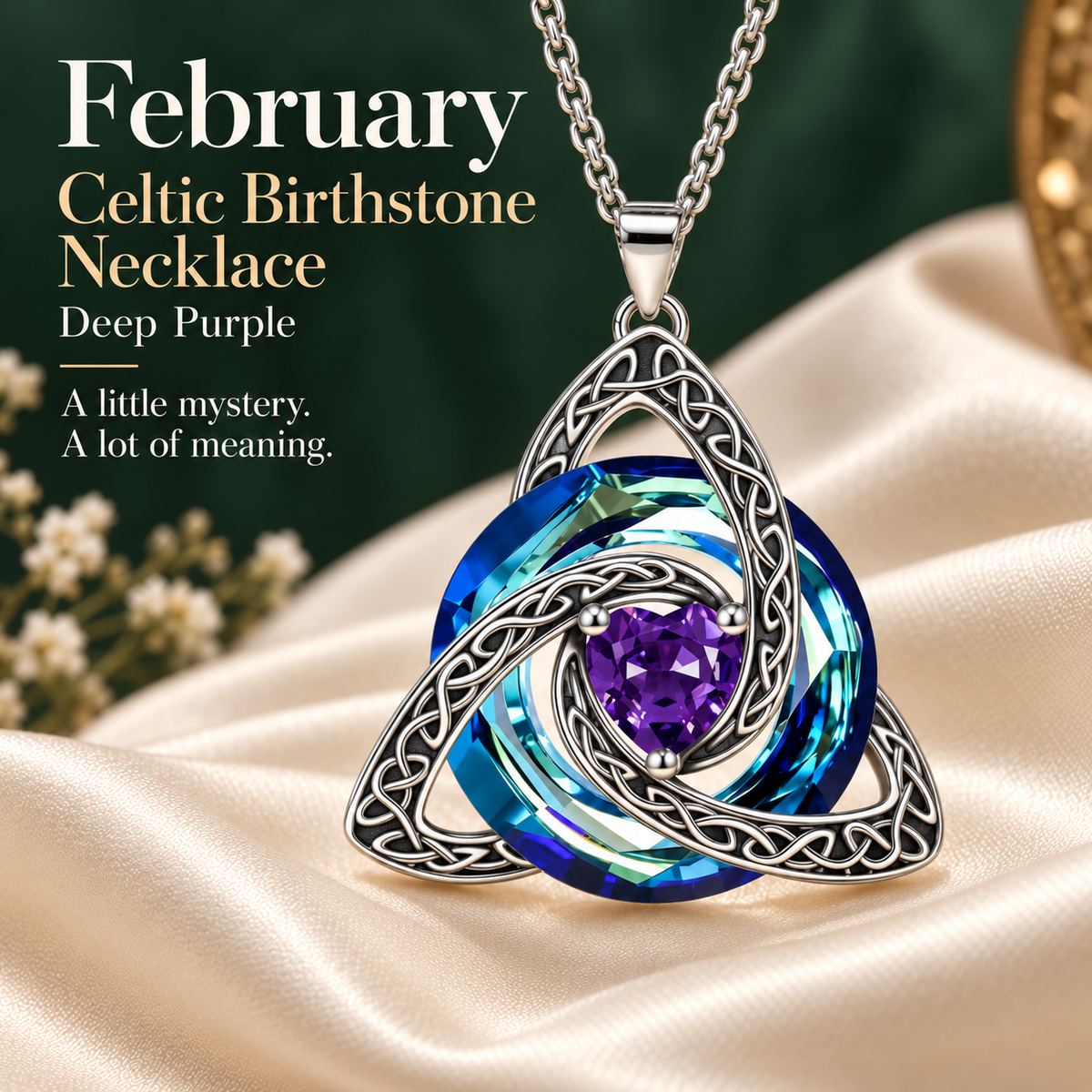 🛡️ Birthstone Shield Necklace — Buy One, Gift One, Share Your Story✨