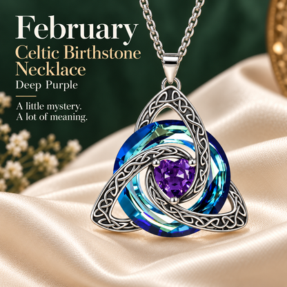 🛡️ Birthstone Shield Necklace — Buy One, Gift One, Share Your Story✨
