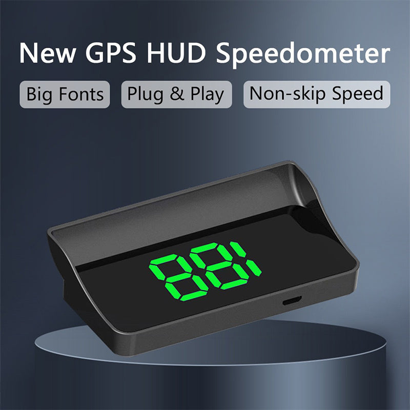 HUD Vehicle GPS Digital Speedometer